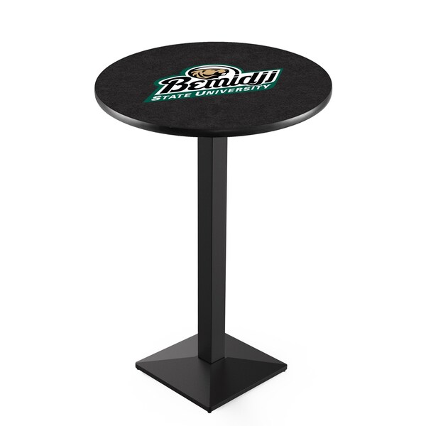 42" Blk Wrinkle Bemidji State Pub Table